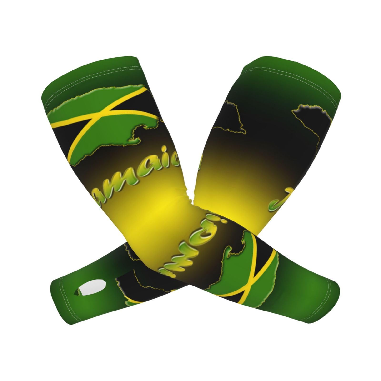 Arm Sleeves With Thumb Hole For Men Women Jamaica Compression Sleeves To Cover Arms For Men Workingsun Sleeves
