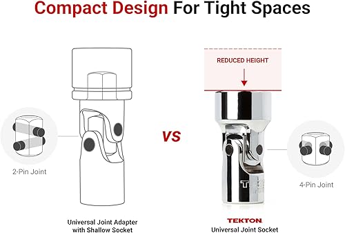 Miniatura 2 de TEKTON Encastre de 38 pulgadas x 0.512 in Universal Joint Socket  SHD18113