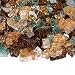 Irish Roast - Fire Glass Blend for Indoor and Outdoor Fire Pits or Fireplaces | 10 Pounds | 1/2 Inch, Reflective