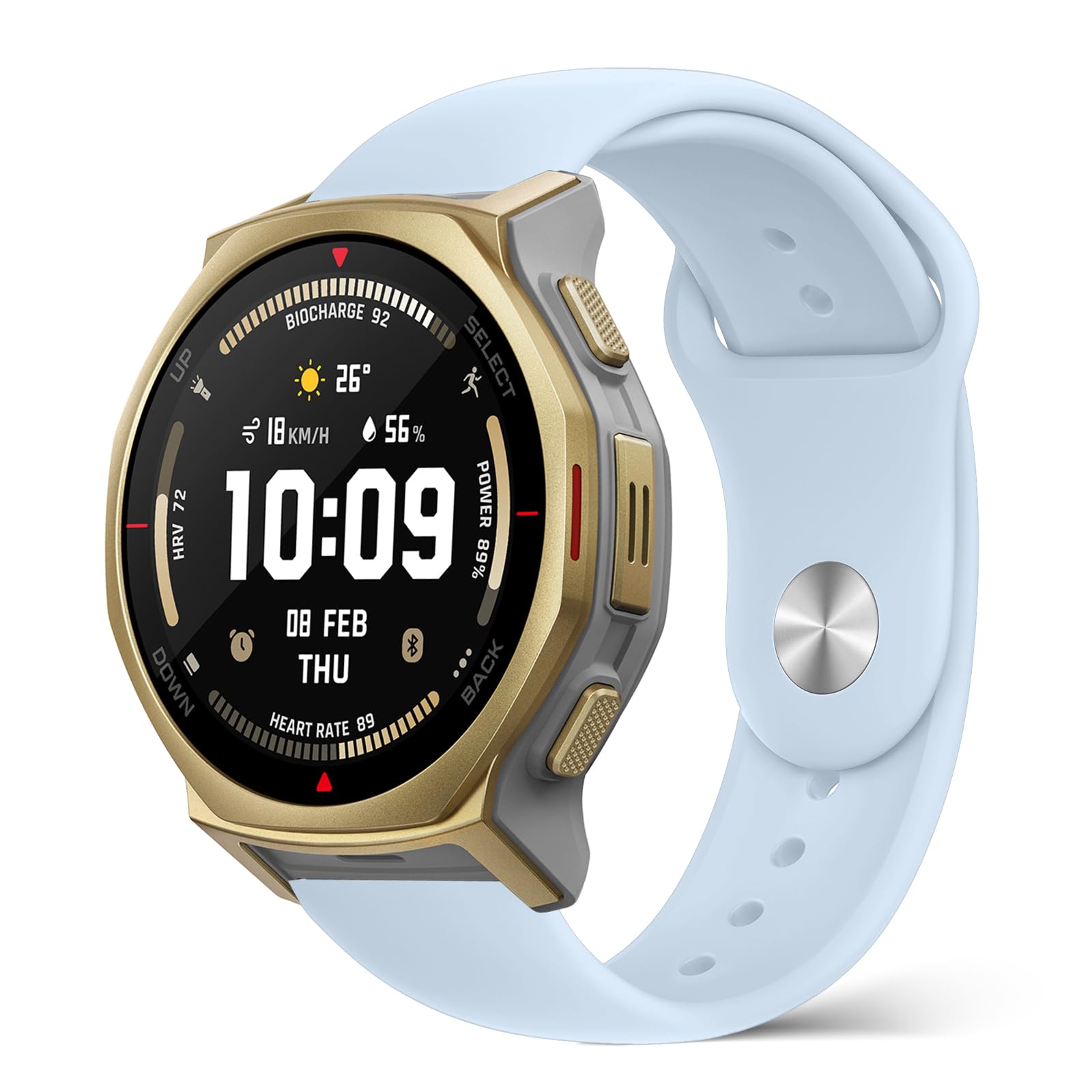 PinnWaa Silikon Armband Kompatibel mit Samsung Galaxy Watch