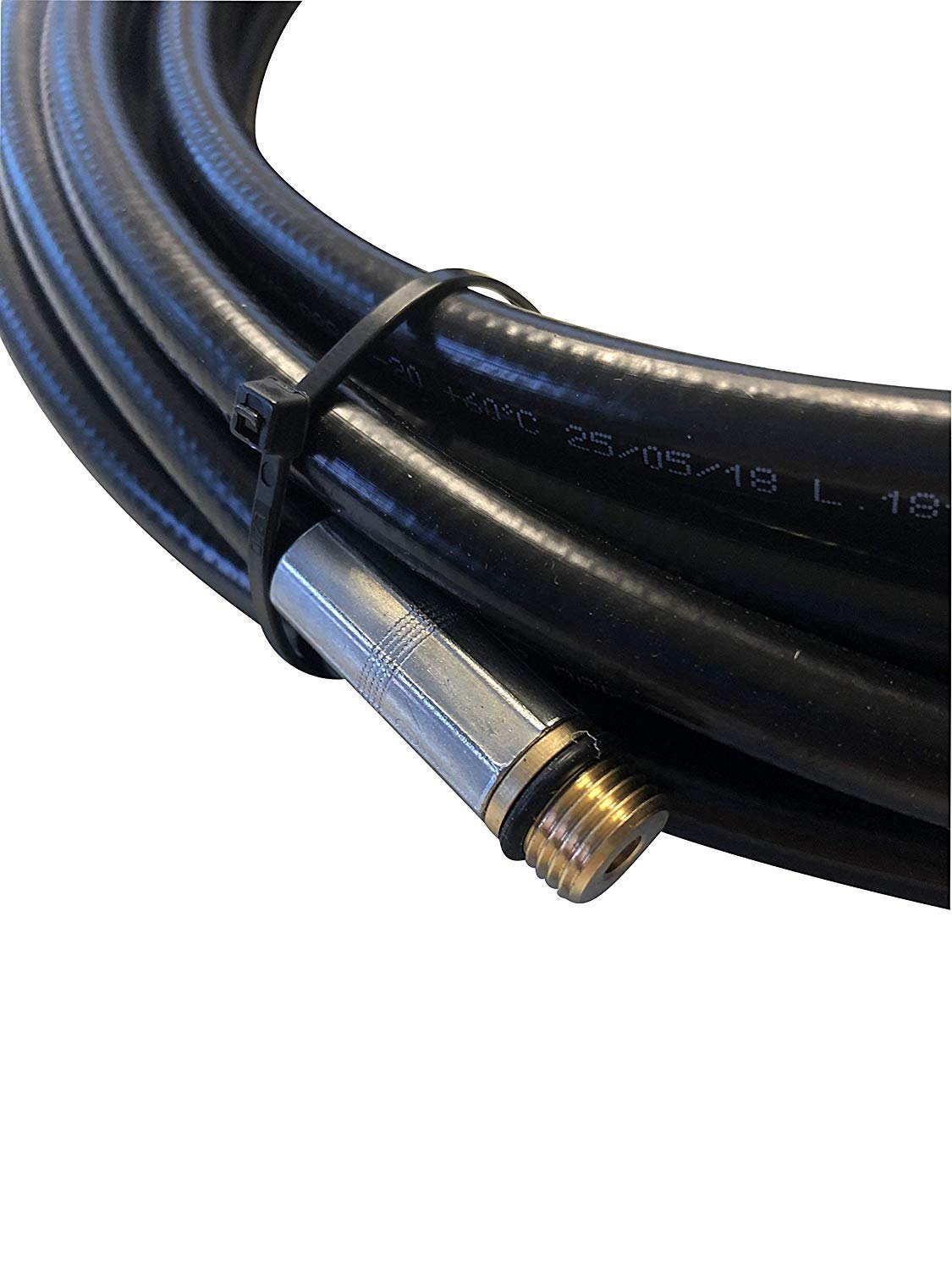 M&M Smartek manguera desatascadora 8 m compatible con Kärcher/Kränzle | Manguera flexible para desatascar tuberías y desagües; comprobar conexión, longitud, boquillas y presión antes de usar.