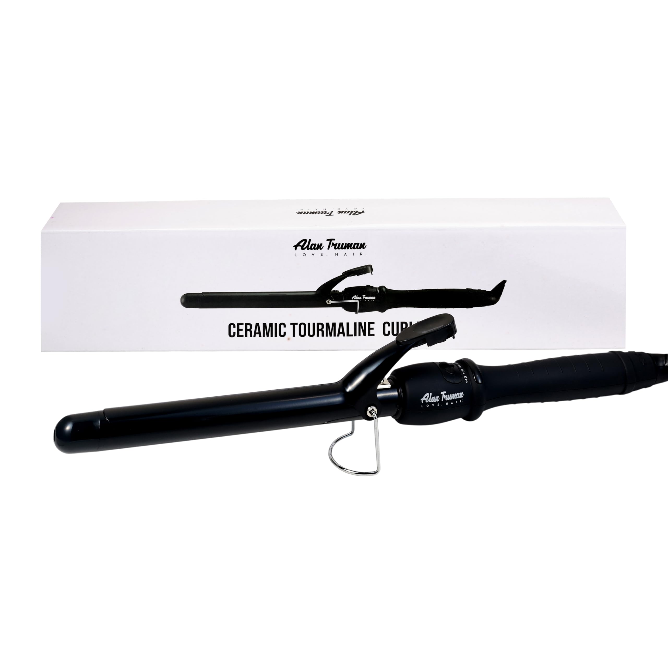 Alan Truman Hair Curler for Women with Grey Gold Coated Barrel for Long-Lasting Natural Looking Curls with Real Heat from 130°C – 210°C Gives Salon Like Hair Styling at Home, 22mm.-image-36