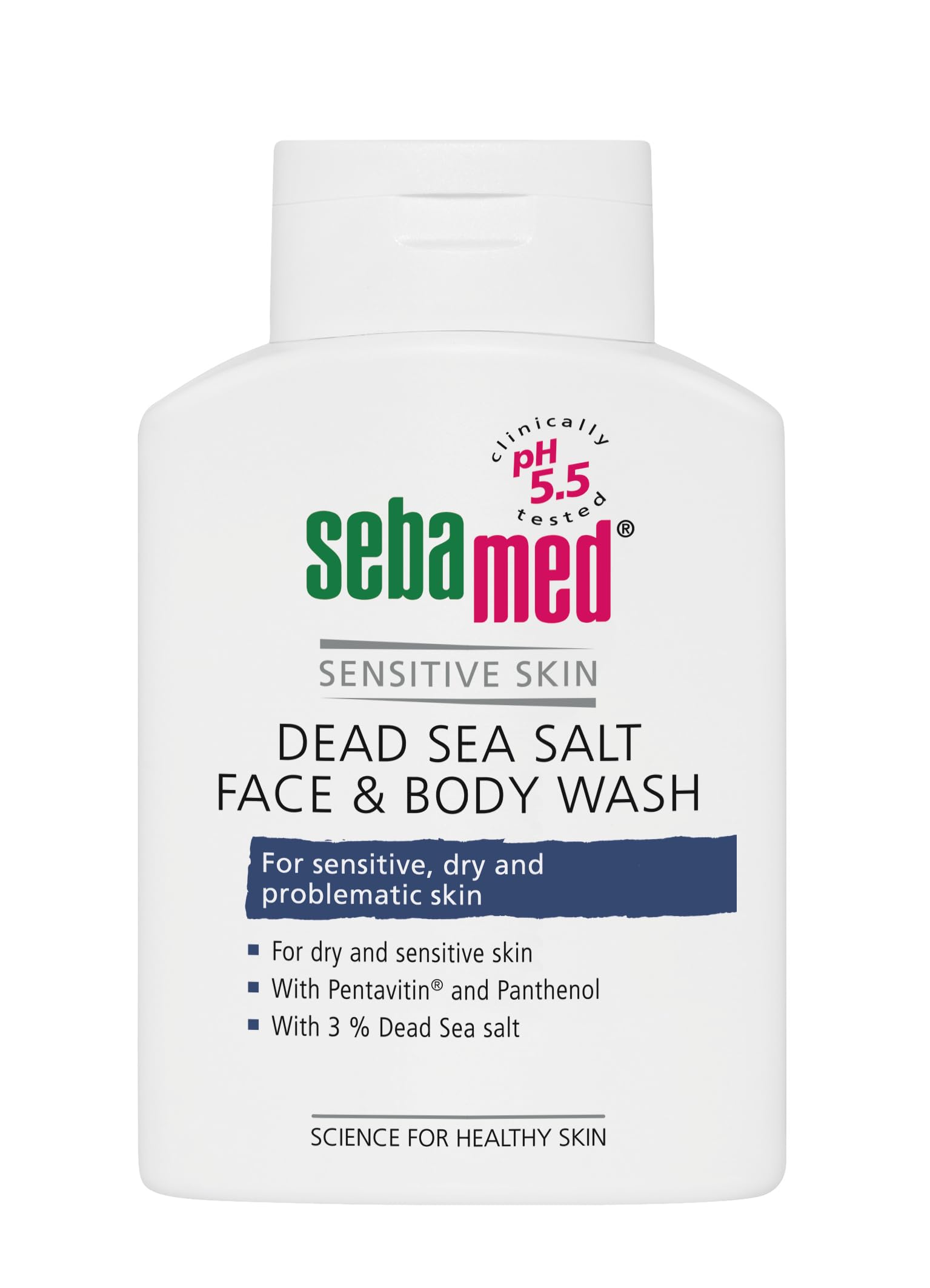 Dead Sea Salt Face & Body Wash 200ml