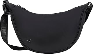 PUMA Women's Neighborhood Nylon Crossbody Bag with Adjustable Strap & Zip Pockets