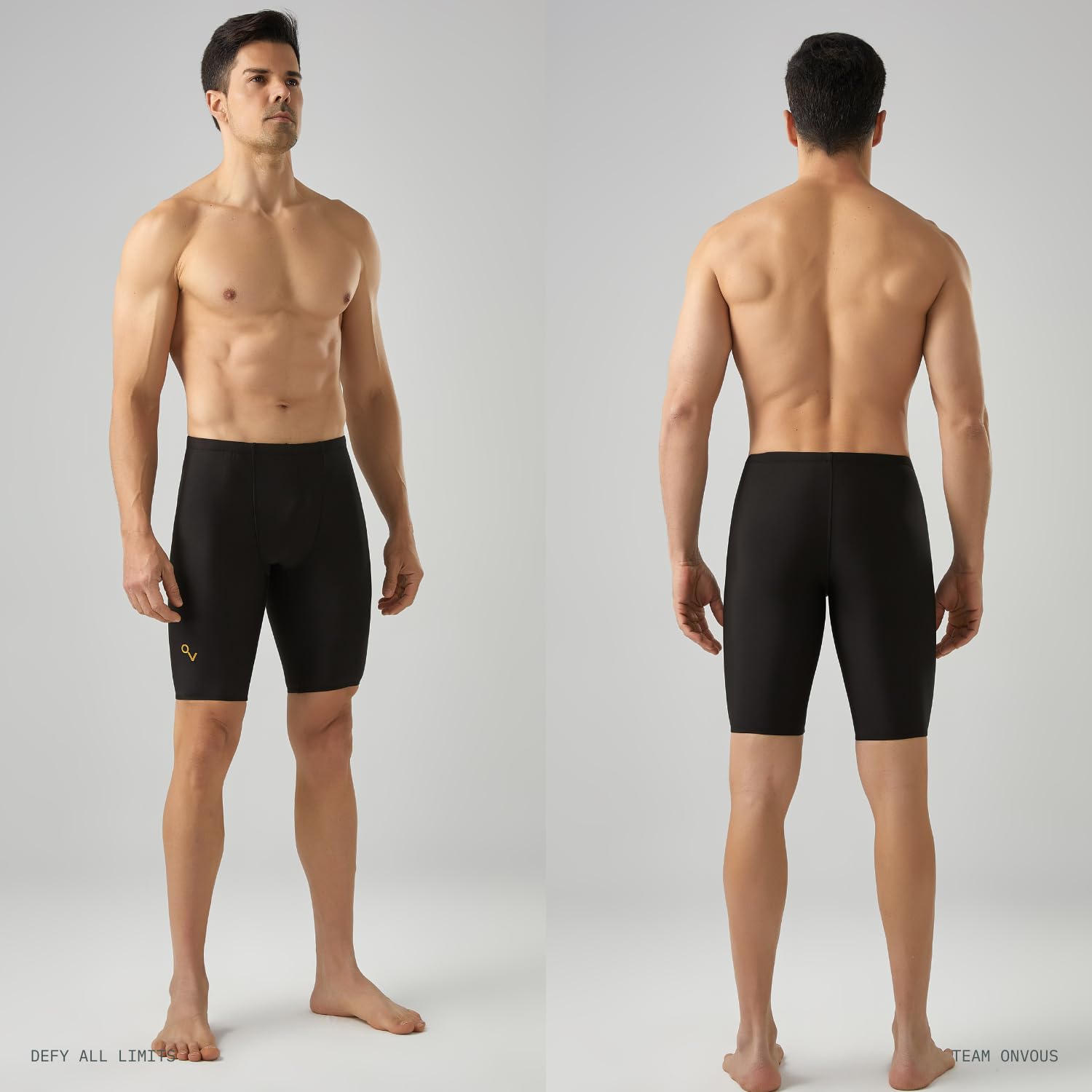 Onvous Short de bain pour homme | Jammer de maillot de bain athlétique pour homme | Jammer pour la natation pour homme | Taille 28-38