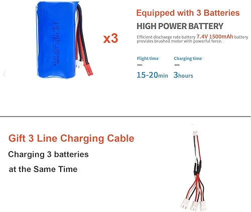 Miniatura 5 de UD1604 116 RC Car 380 Brush RC Drift Car con Gyro ESP 18.6 mih Drift RC Cars para adultos 4WD 2.4G Auto de control remoto adecuado para varios