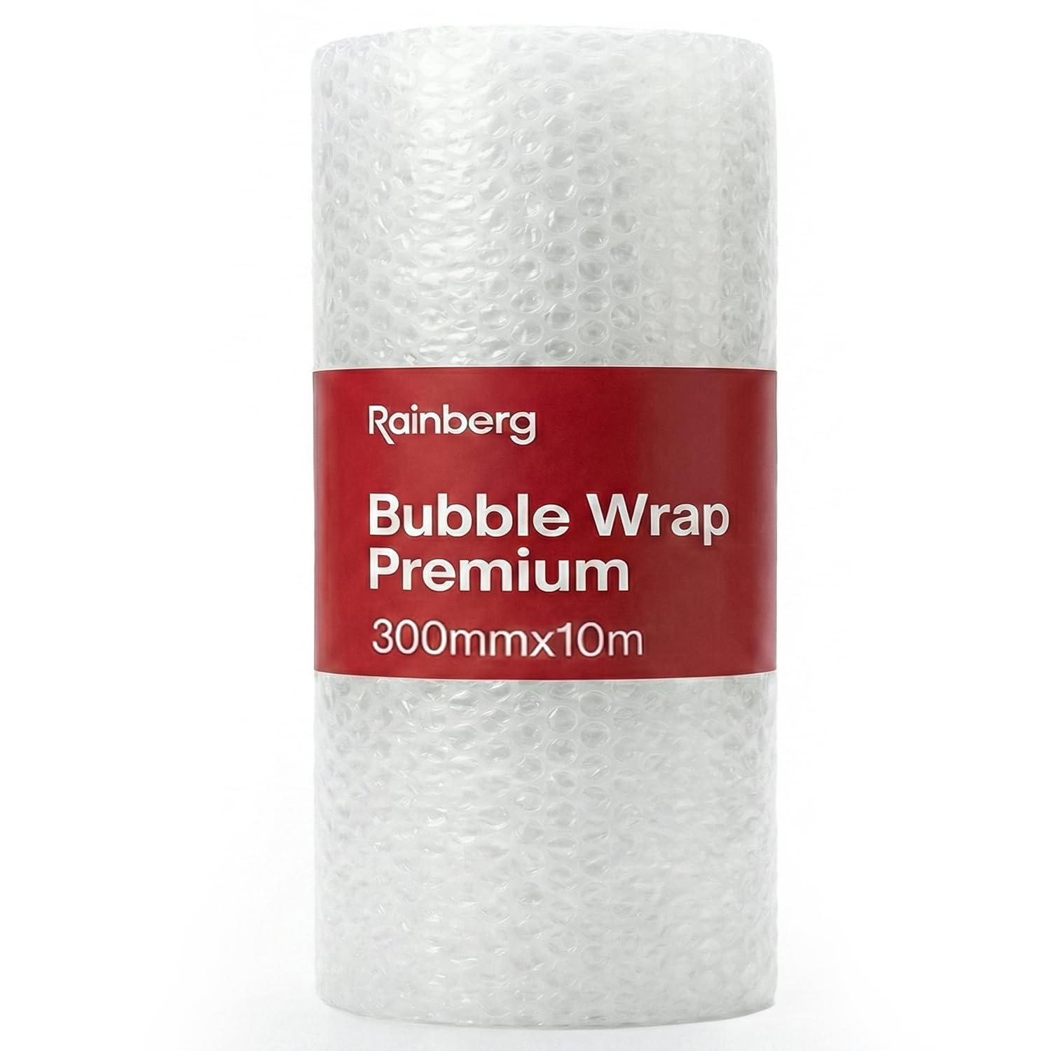 Rainberg Bubble Wrap Roll 300mm x 10m – Air Bubble Wrap for Moving House Essentials Fragile Items, Storage, Shipping Protection, Recyclable Eco-Friendly Packaging Material