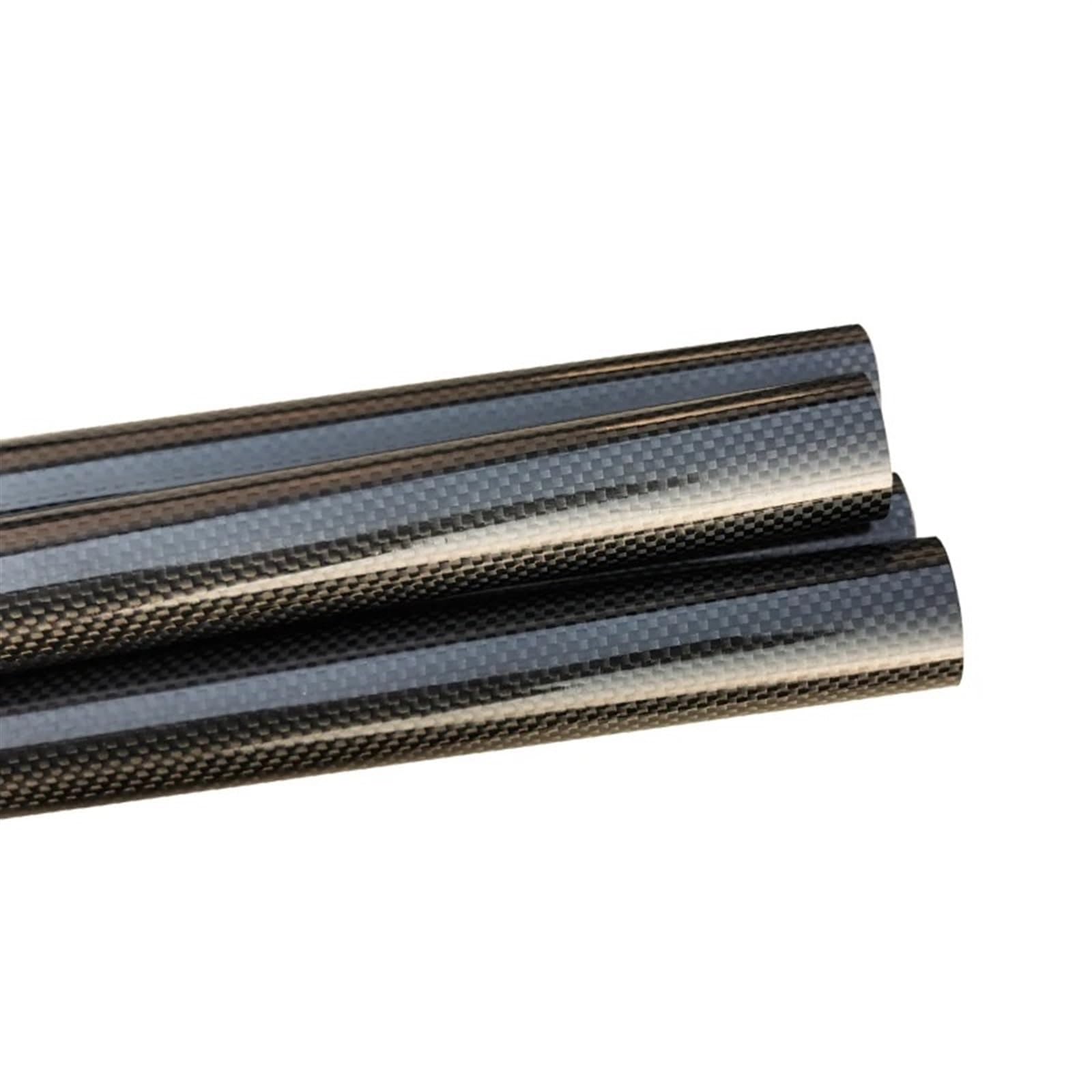 2PCS Plain Glossy Carbon Fiber Tube Drone Accessories OD4mm8mm12mm20mm30mm40mm Length 500mm CNC Cutting Carbon Fiber Square Tube(24x22x500mm)