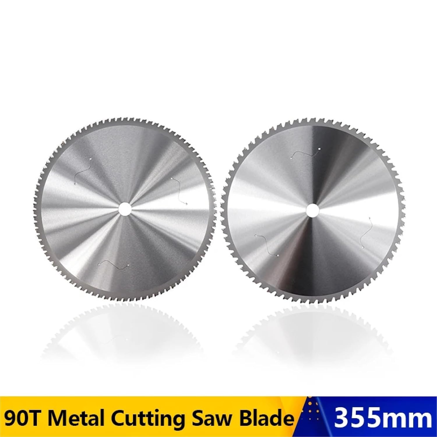 1PC Metal Cutting Blade 355mm(14 Inch) x25.4mm 66 90T Carbide Circular Saw Blade for Aluminum Iron Steel Metal Cutting(355x2.6x2.0x25.4x90T)