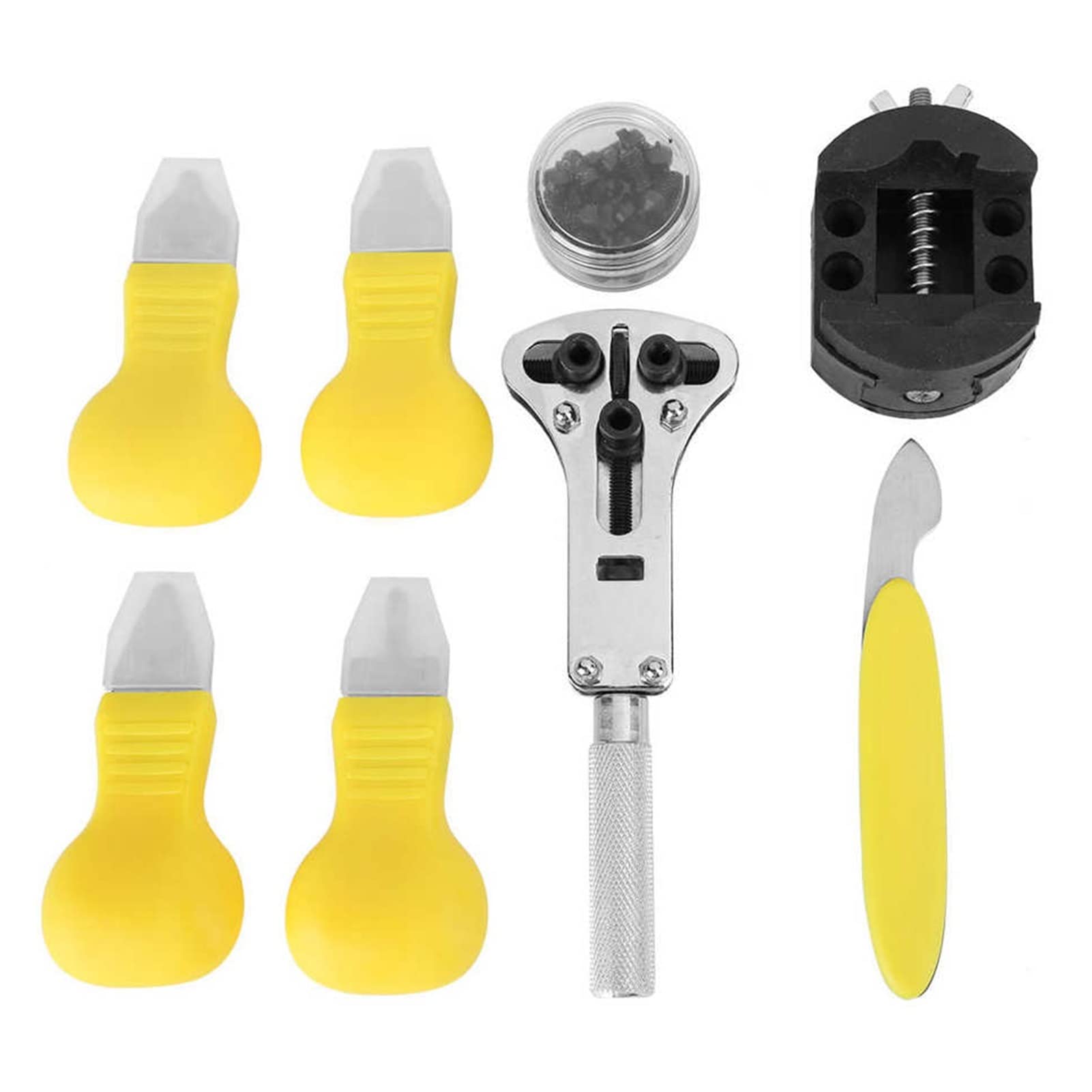 Outils de réparation de montres et kit complet avec ouvre-couvercle et extracteur de barrettes