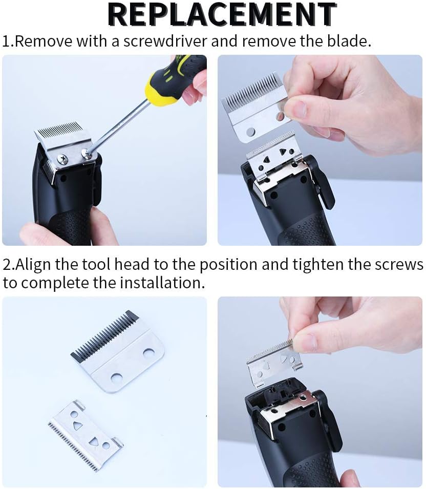 Hair Clippers for Men,Rechargeable Barber Clippers for Hair Cutting Professional Cordless Kit,4 Guards Combs for Clipping, Trimming & Personal Grooming,Hair Cutting Kit with LED Display,Gray : Beauty & Personal Care