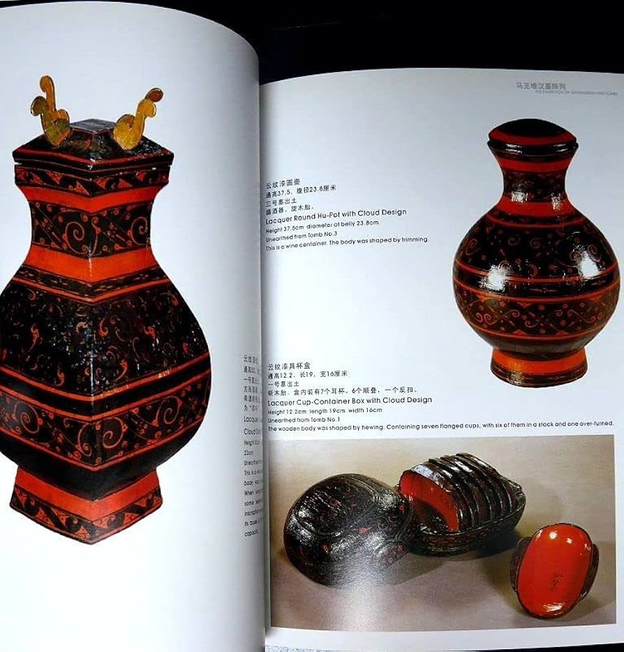 Amazon.co.jp: 洋書出土漆器漢代工芸品裂他掲載中国美術図録馬