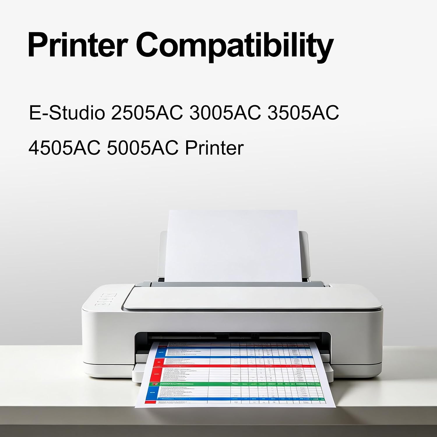 T-FC505U T-FC505U-K T-FC505U-C T-FC505U-M T-FC505U-Y Toner Cartridge High Yield Compatible for Toshiba e-Studio 2505AC 3005AC 3505AC 4505AC 5005AC Printer
