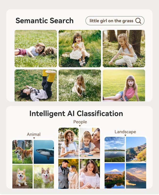 AI Albums with semantic search and intelligent classification