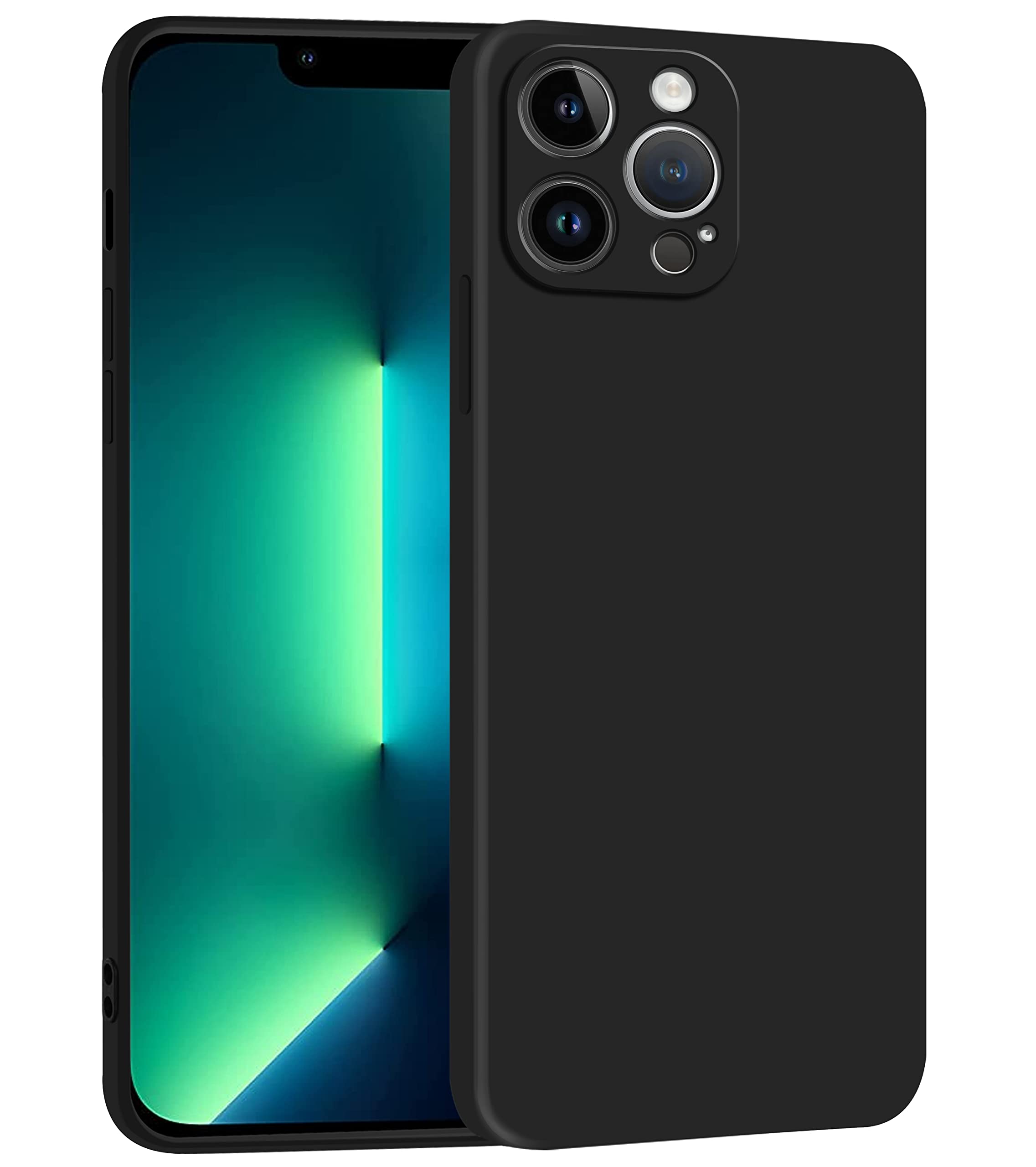 Zapcase Back Case Cover for iPhone 13 Pro | Compatible for iPhone 13 Pro Back Case Cover | Matte Soft Flexible Silicon | Liquid Silicon Case for iPhone 13 Pro with Camera Protection |Black (B0BBGV1GC7) Amazon Price History, Amazon Price Tracker
