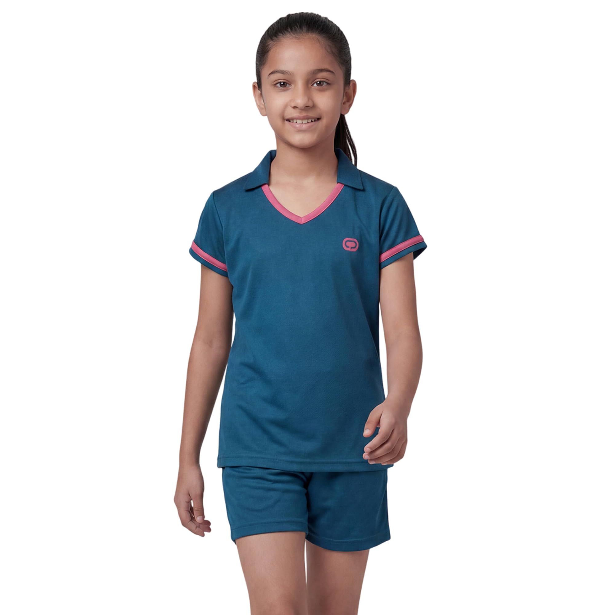 Qiddo Sports Girls Elegant Collared Regular T-Shirt-picture-10