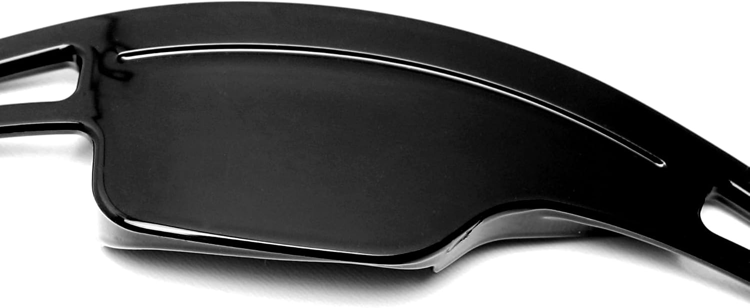 iJDMTOY Gloss Black Finish Larger Paddle Shifter Extensions Compatible with Chevrolet 2014-2019 C7 Corvette, 2016-up Gen6 Camaro