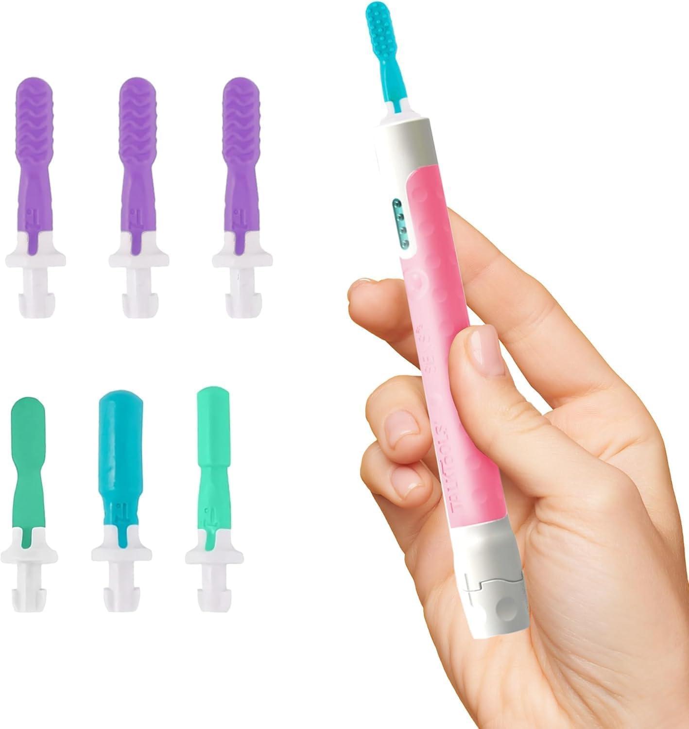 TalkTools® Sensi (Pink) Oral Sensory Therapy Tool with 7 Jaw Soft Tips