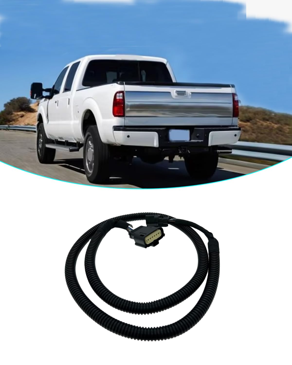 Rear View Backup Camera Harness, f150 Backup Camera Wiring Harness Compatible with Ford Raptor F150 2013-2016 OEM FC3Z-14A412-A FC3Z14A412A BL3Z14A411A (FC3Z14A412A)