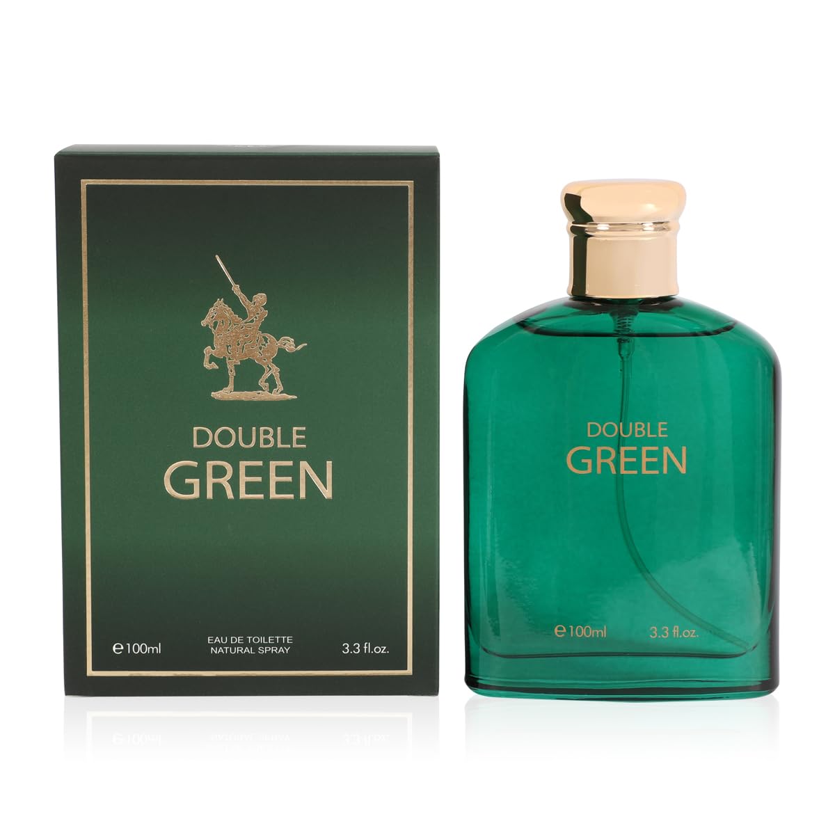 Double Green Spray Cologne - Eau De Toilette for Men - 3.3 fl.oz