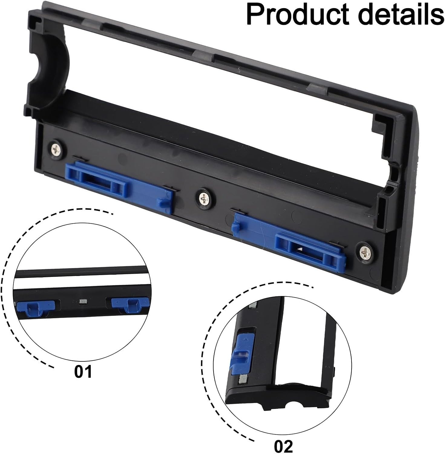 Robot Vacuum Brush Cover Main Roller Brush Housing For Deebot T30S For T30 Pro For Yeedi For Pro Plus For M12 For Pro Plus Replacement Part Accessory Component