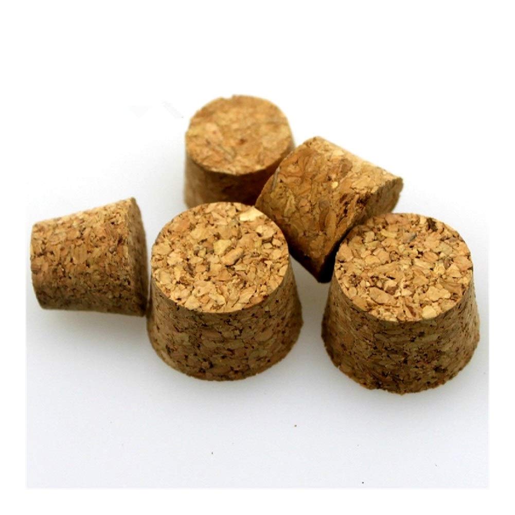 Jinchao- Tubos de ensayo, 50 Piezas de Laboratorio, de Vidrio Tubo de ensayo, 15 * 150 mm, con Cork
