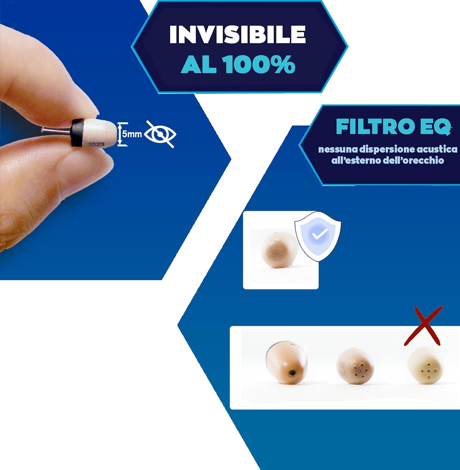 Nuovo Auricolare Invisibile spia Spyder Nano Pro 2024 senza fili con microfono Sottile Ultrasensibile al sussurro, Micro auricolare Professionale, Qualità premium Nuovo Auricolare Invisibile spia Spyder Nano Pro 2024 senza fili con microfono Sottile Ultrasensibile al sussurro, Micro auricolare Professionale, Qualità premium