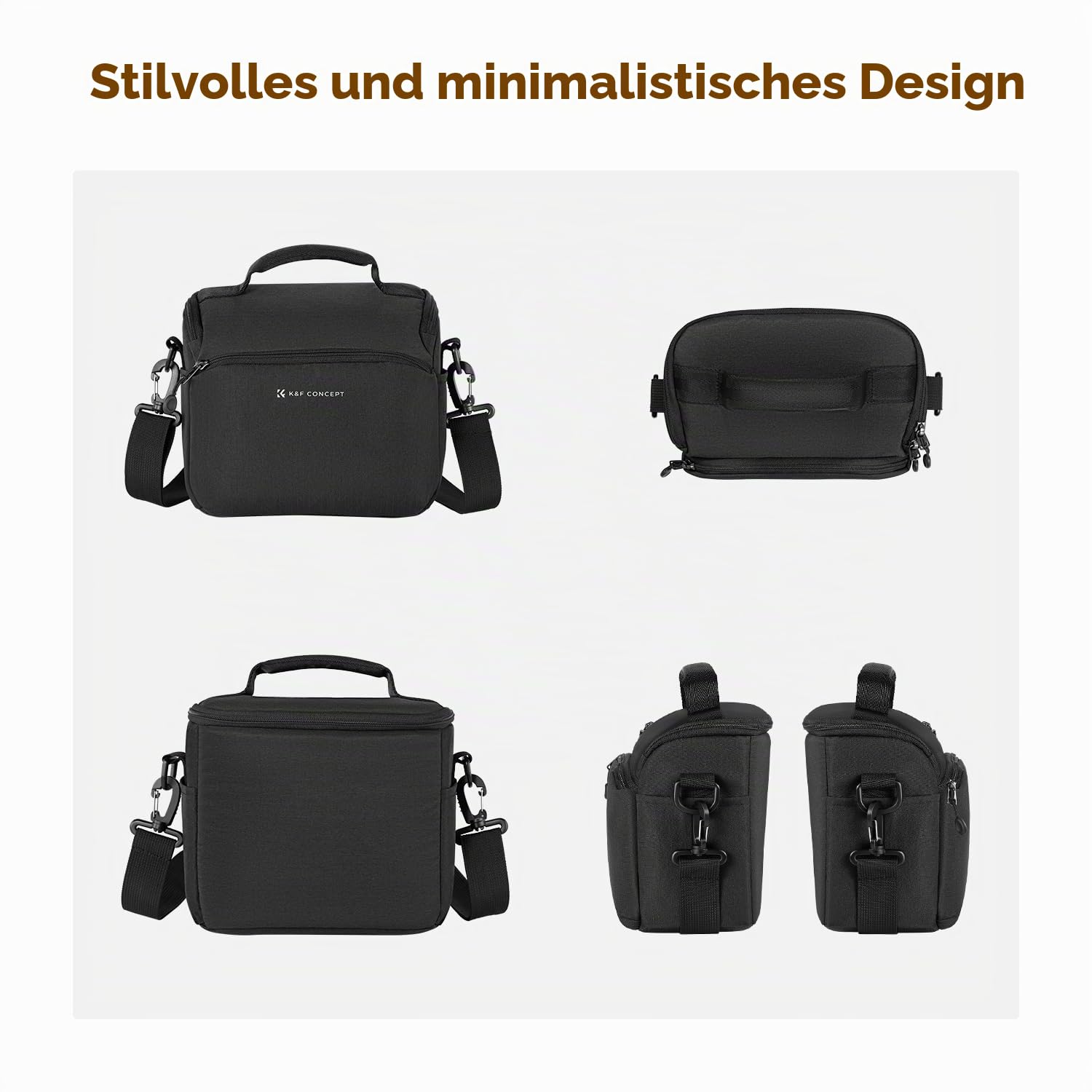 K&F CONCEPT Kamera-Rucksack Kameratasche, SLR-Taschen Umhängetasche, Camera Bag Liner-Tasche, Fototasche für Fotografen Geeignet für den täglichen Gebrauch