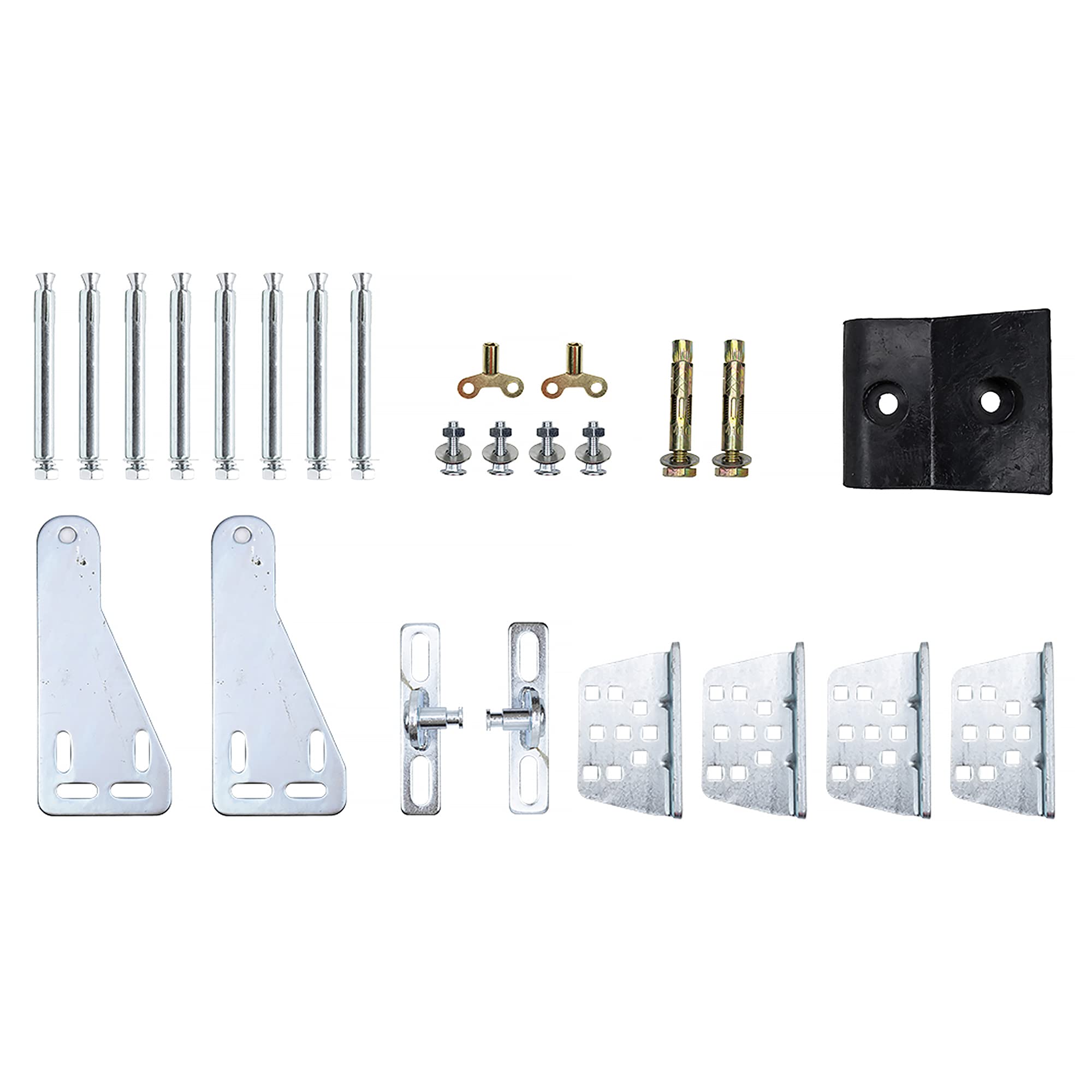 PNI MAB300 Kit di automazione per cancello a battente, 2 motori da 40 W, lunghezza cancello 2 x 2,5 m, 200 kg e relè intelligente PNI SmartHome RG120, app Tuya