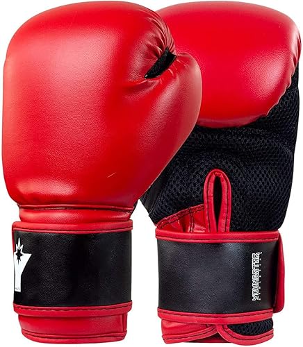 Guantes de boxeo Youngstar de 6 onzas para niños, hechos para bolsa o trabajo de almohadilla o sparring  MMA, Muay Thai, Kickboxing, guantes de