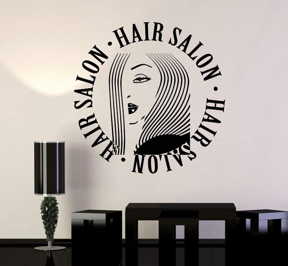 Gadgets Wrap Vinyl Decal Hair Salon Barbershop Woman Spa Beauty Stylist Wall Sticker, AG20-DRP-1474