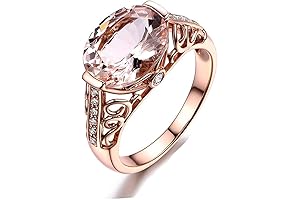 Exquisite Morganite Rings: A Touch of Champagne Elegance