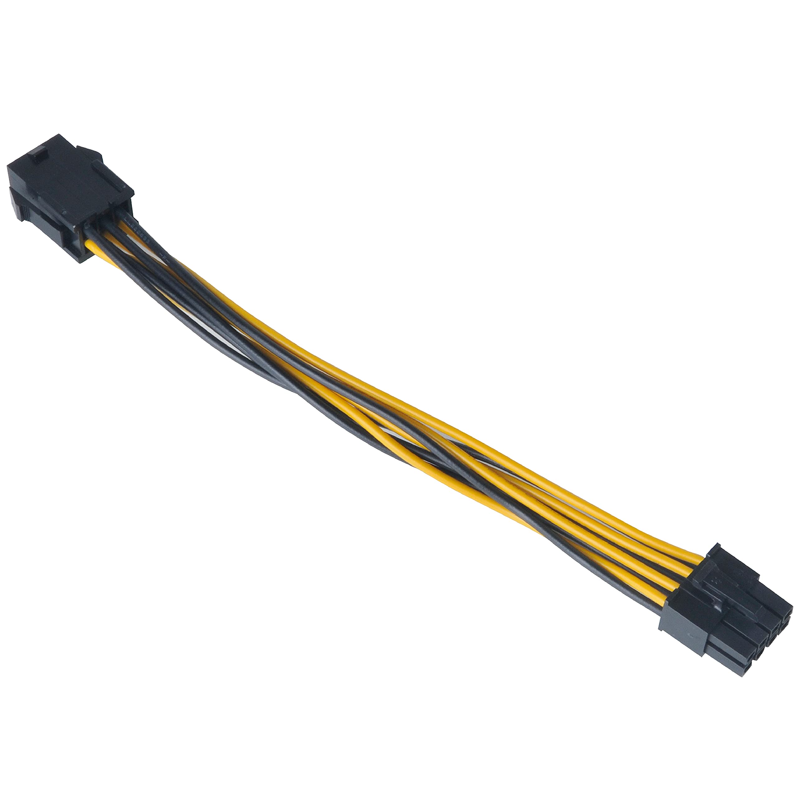 Akasa AK-CB051 PCIe to ATX12V Power Cable, 6-Pin to 8-Pin, 5 Gbps, Indoor Use, Compatible with Desktop PCs