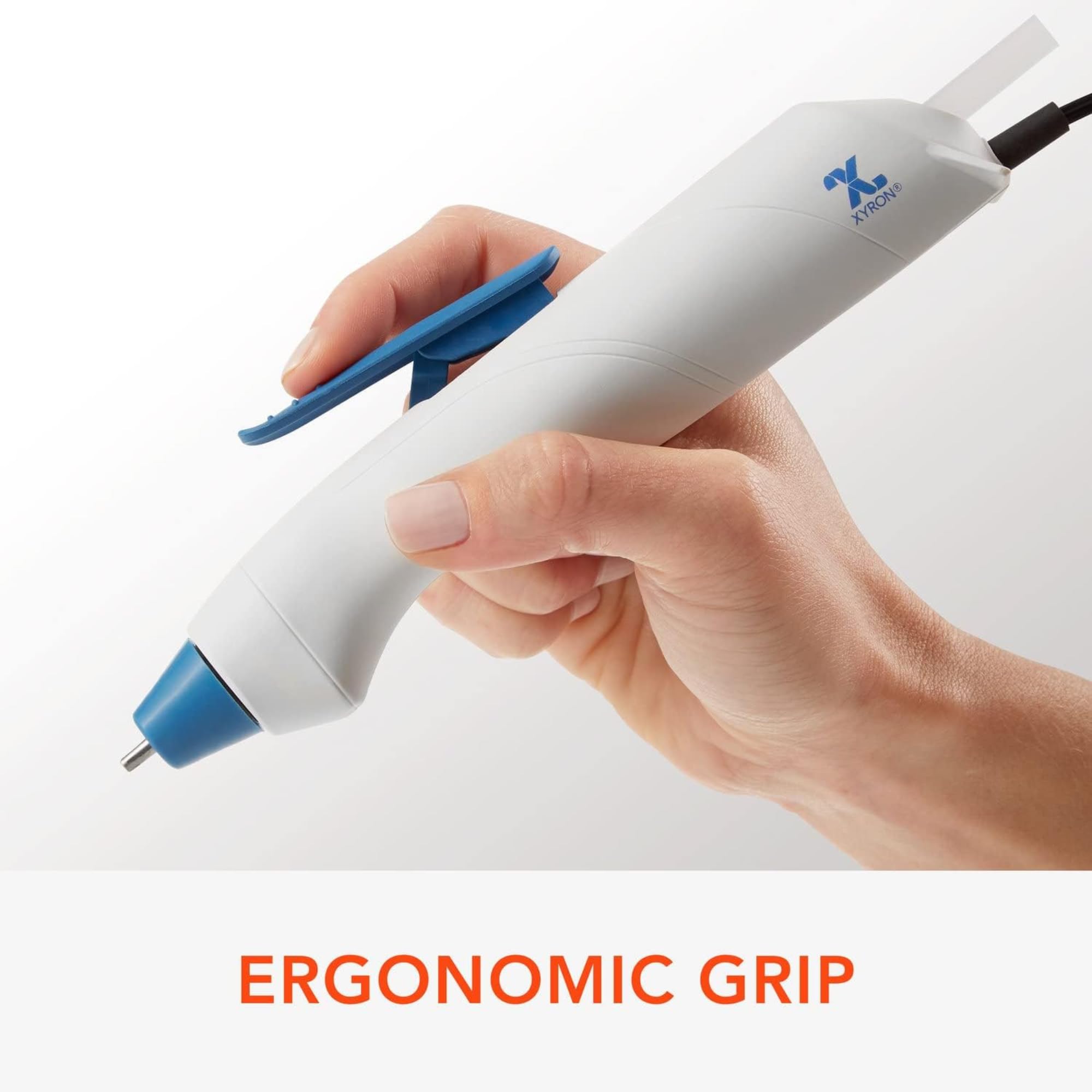 Xyron Mini stylo à colle chaude, pour projets d'artisanat et d'artisanat, léger, ergonomique, comprend 10 bâtons de colle de 10,2 cm (627143)