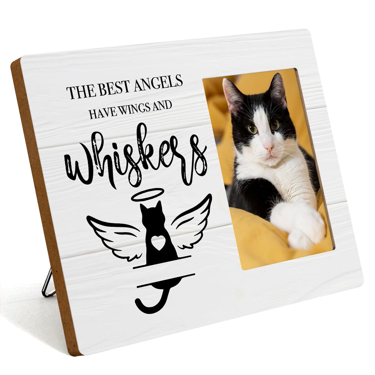 IAXIC Pet Memorial Gifts for Cats, Cat Loss Of Cat, Sympathy Gift Picture Frame, Gifts, Remembrance Photo Frame Desk Shelf Table Home Decor