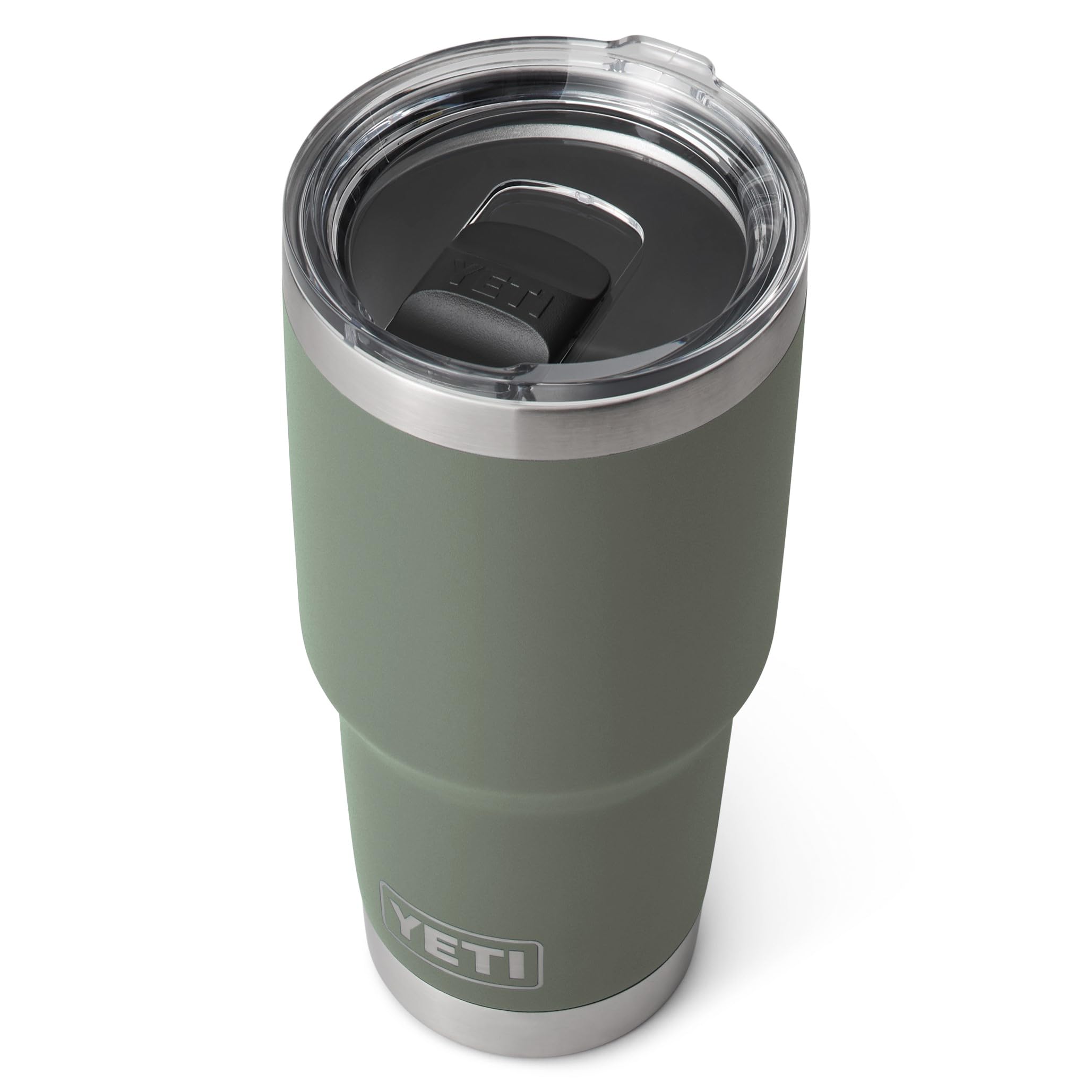 YETIRambler 30 oz Tumbler, Stainless Steel, Vacuum Insulated with MagSlider Lid, Camp Green