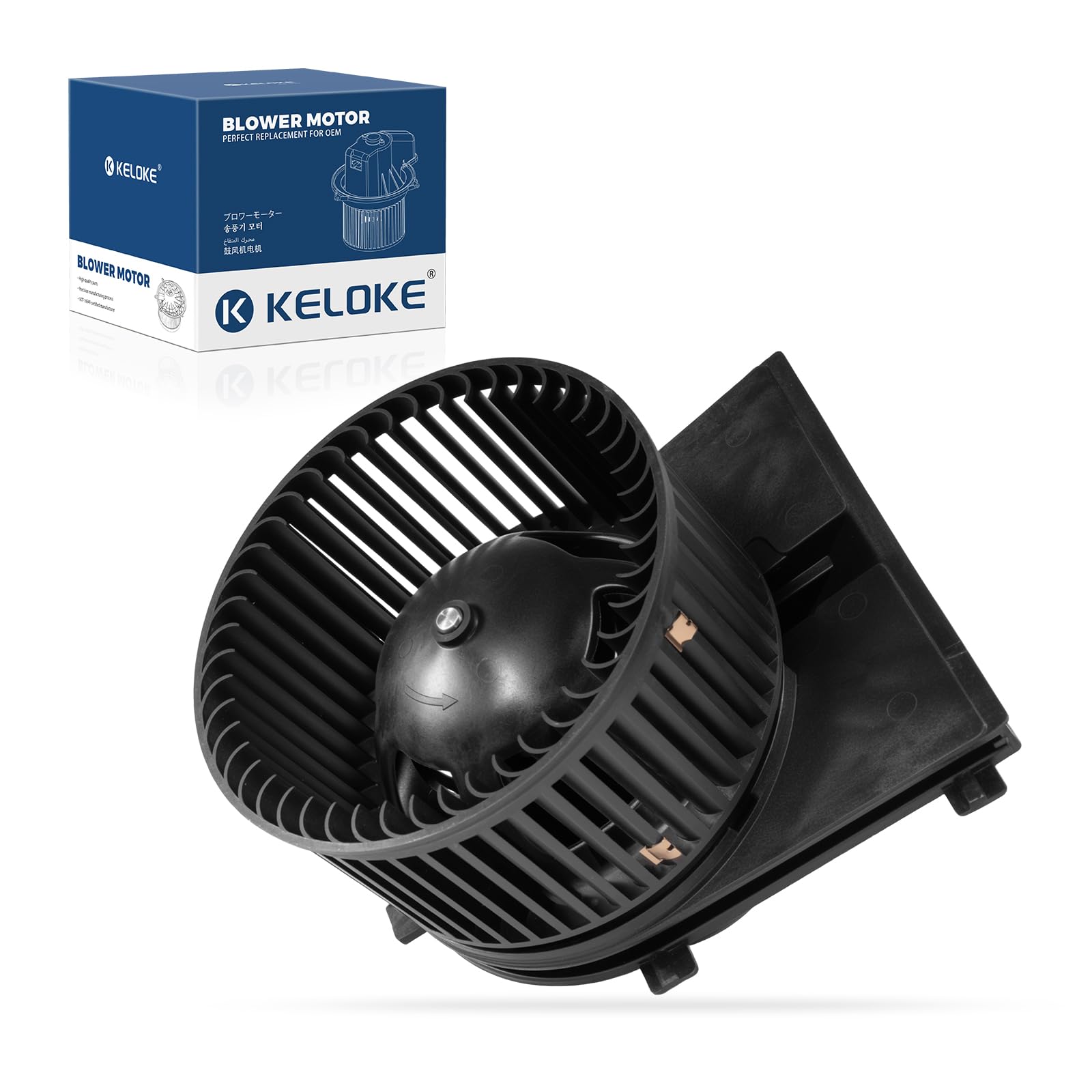 KELOKE Front HVAC Heater Blower Motor Fan for Audi &amp; Volkswagen &amp; Porsche