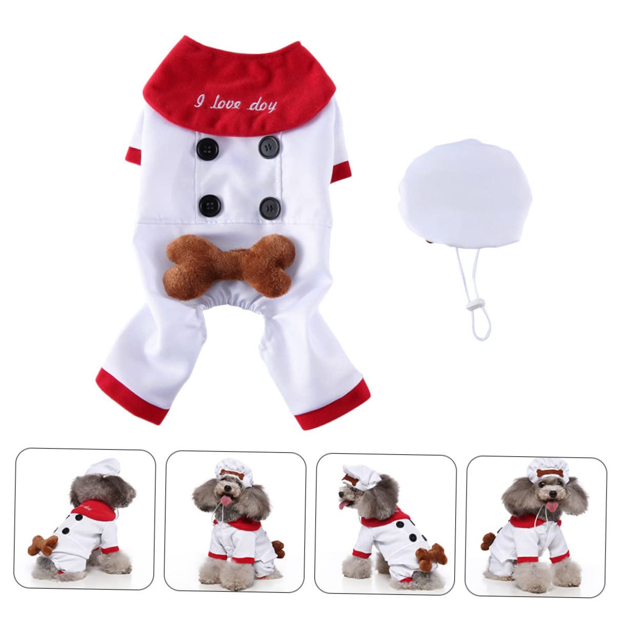 BESPORTBLE 3 Set vestirsi in modo divertente per animali domestici decorazione per animali domestici grandi costumi per cani costume cane halloween costume per cane halloween arredamento
