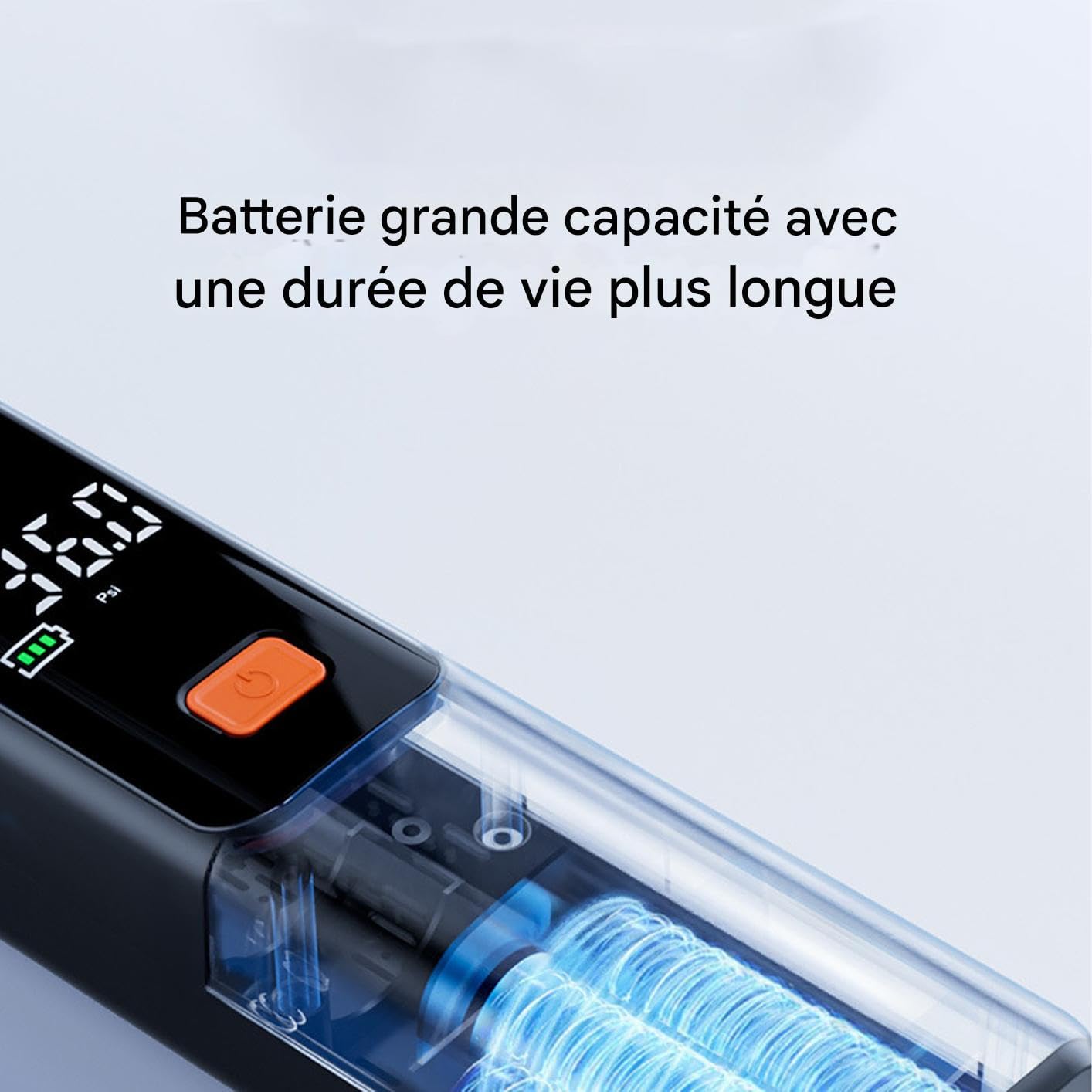 Inflador de neumáticos Recargable, Adaptador