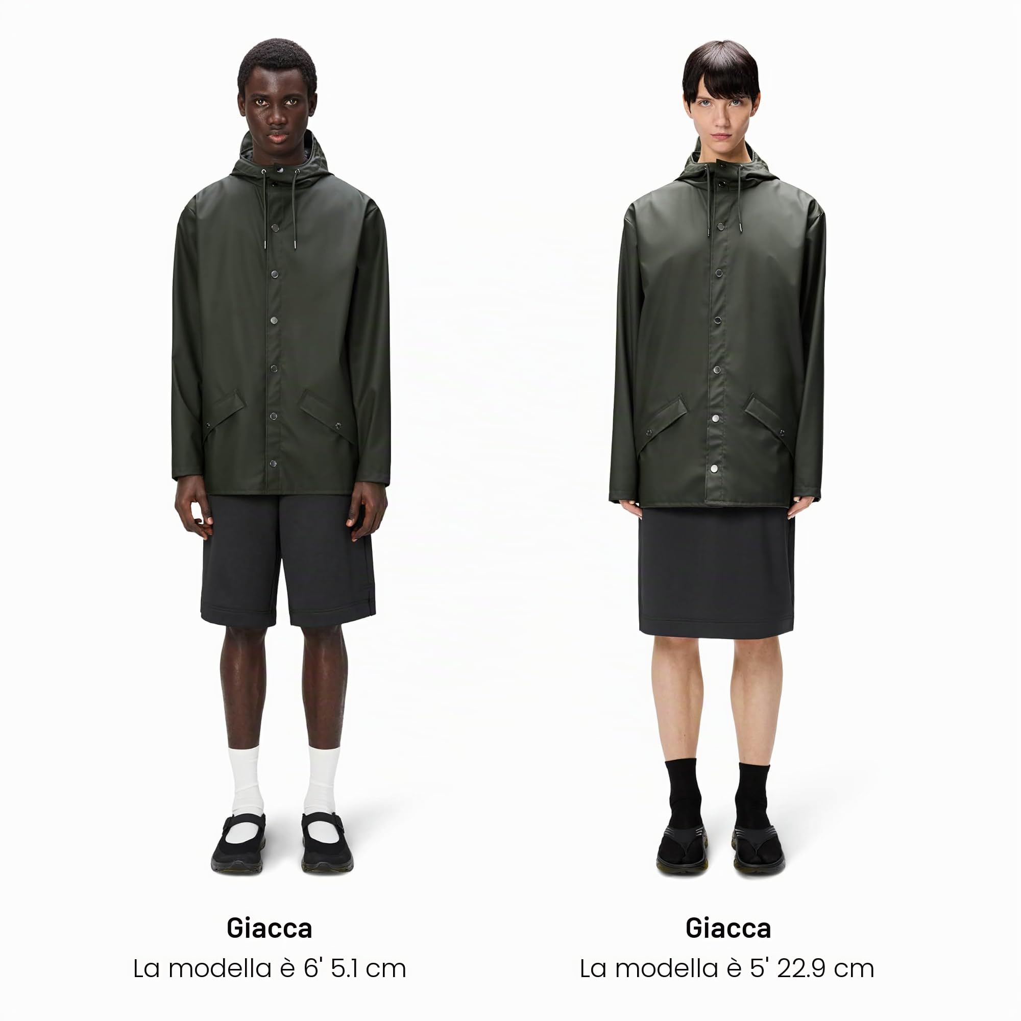 RAINS Waterproof Jacket, Impermeabile Uomo