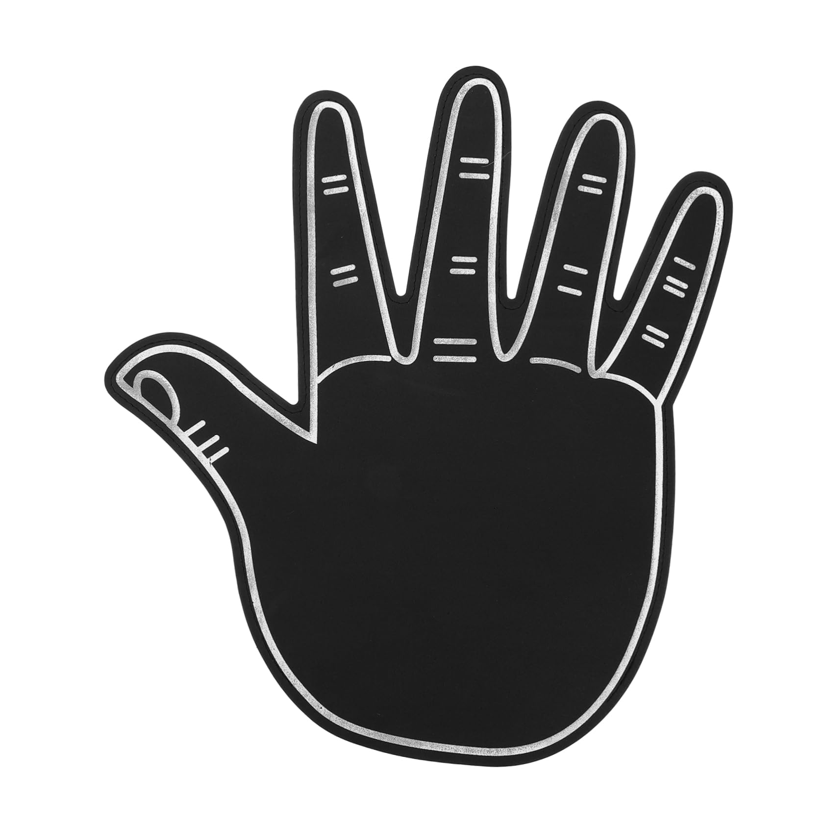 Totority Giant Pink Pom Poms Cheerleading Foam Finger Soft Eva Foam Hand for Sports Events Team Spirit DIY Cheer Prop