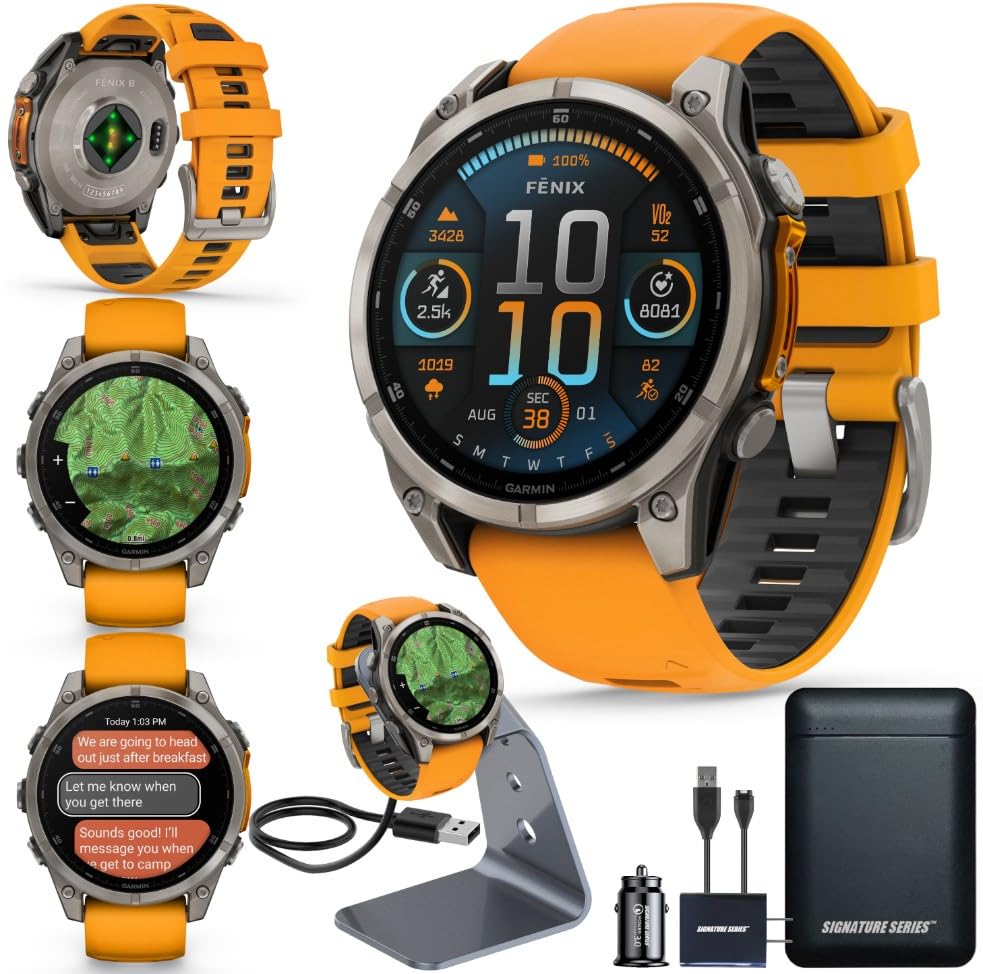 【美品】Garmin Fenix 7 Sapphire Dual Power Garmin Fenix 7 Sapphire Solar | Solar Powered Smartwatch w