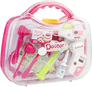 TOYANDONA Fantasias Médicas Para Crianças Kit De Brinquedos Médicos Para Crianças Enfermeira Playset Fingir Kit Médico Para Crianças Cosplay Médico Maleta De Transporte Para Crianças