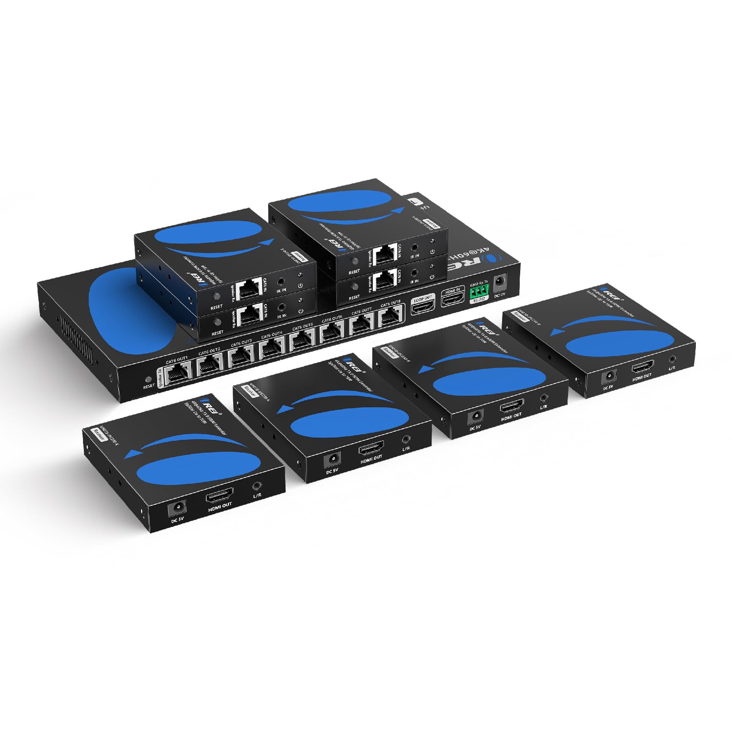 Amazon.com: OREI 1x8 HDMI Extender Splitter 4K Multiple Over