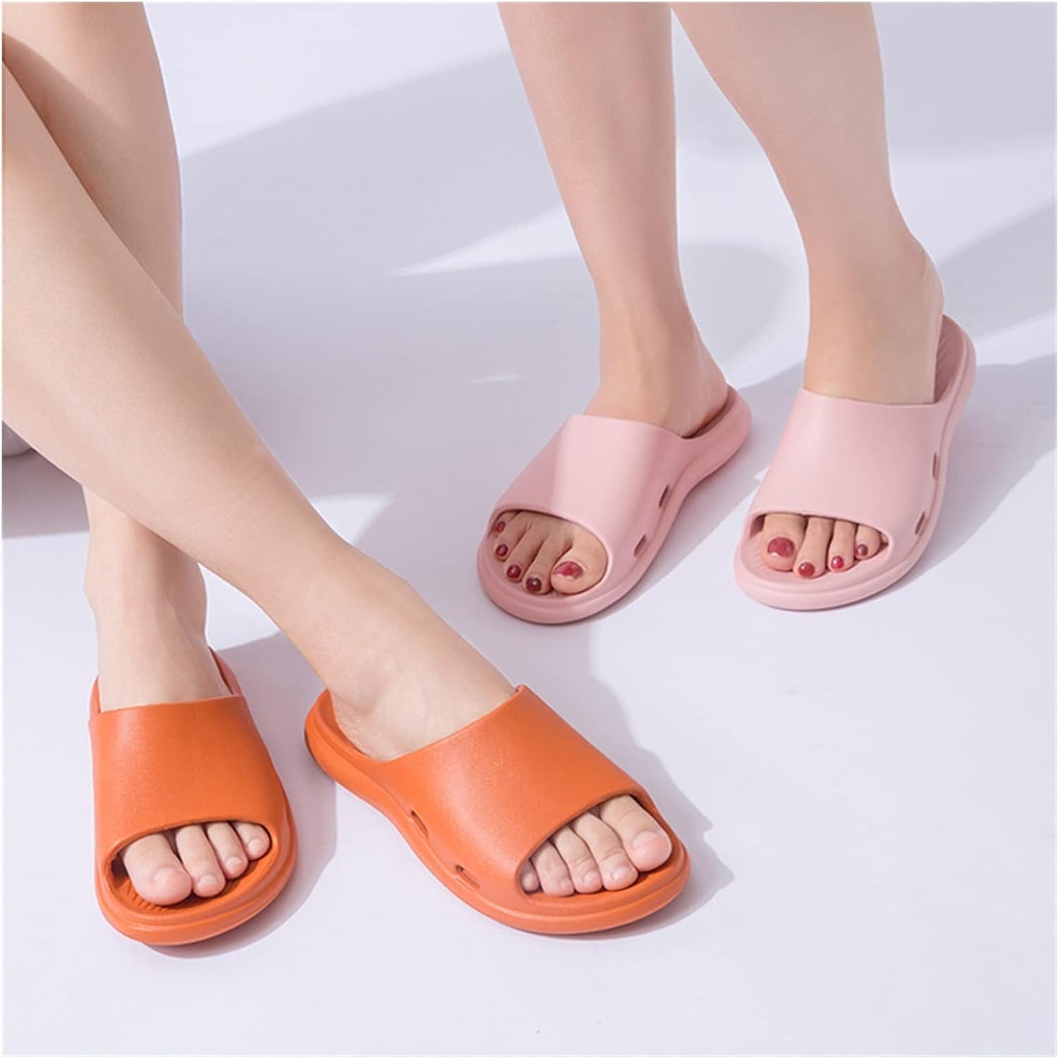 Pantuflas de Baño Zapatilla de Ducha de diseño Antideslizante para Mujeres Embarazadas y Ancianos, Zapatilla para baño, Zapatillas usables para Exteriores, Sandalias de Ducha Ultraliviano