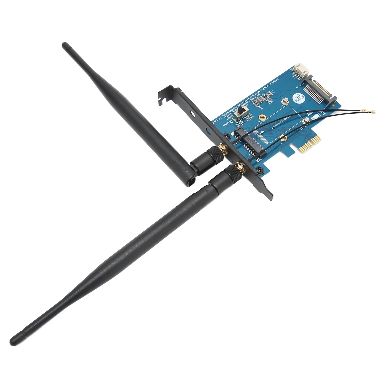 Yosoo Health Gear Mini PCIE Adapter, 4Pin Power Interface