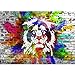 Produktbild Runa Art Fototapete Löwe Graffiti Modern Vlies Wohnzimmer Schlafzimmer Flur - made in Germany - Bunt 9164010c