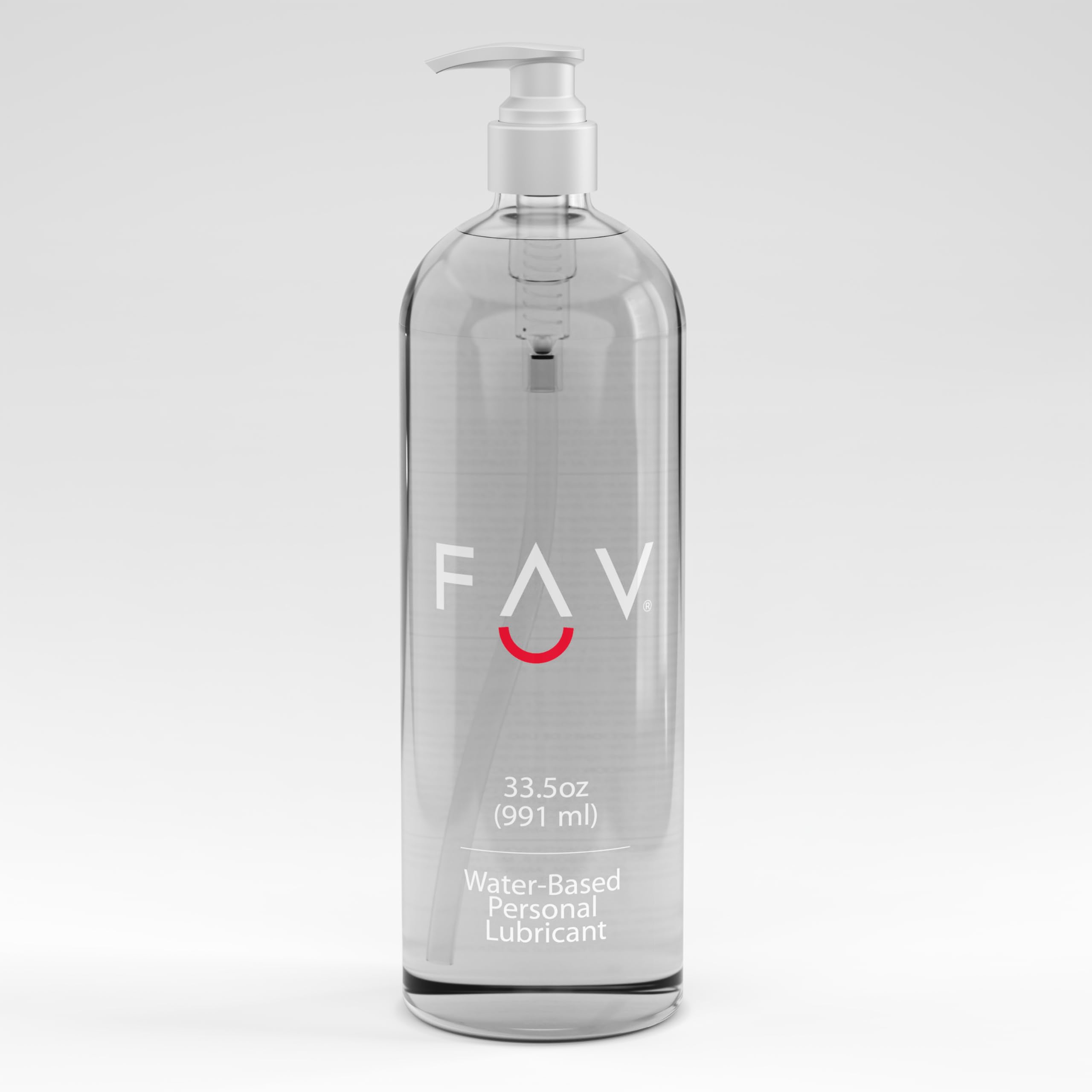 FAV Water Based Luxury Personal Lubricant, Natural Feeling Lube for Women Men and Couples, Toy Friendly, Condom Safe, 33.5 Fl Oz