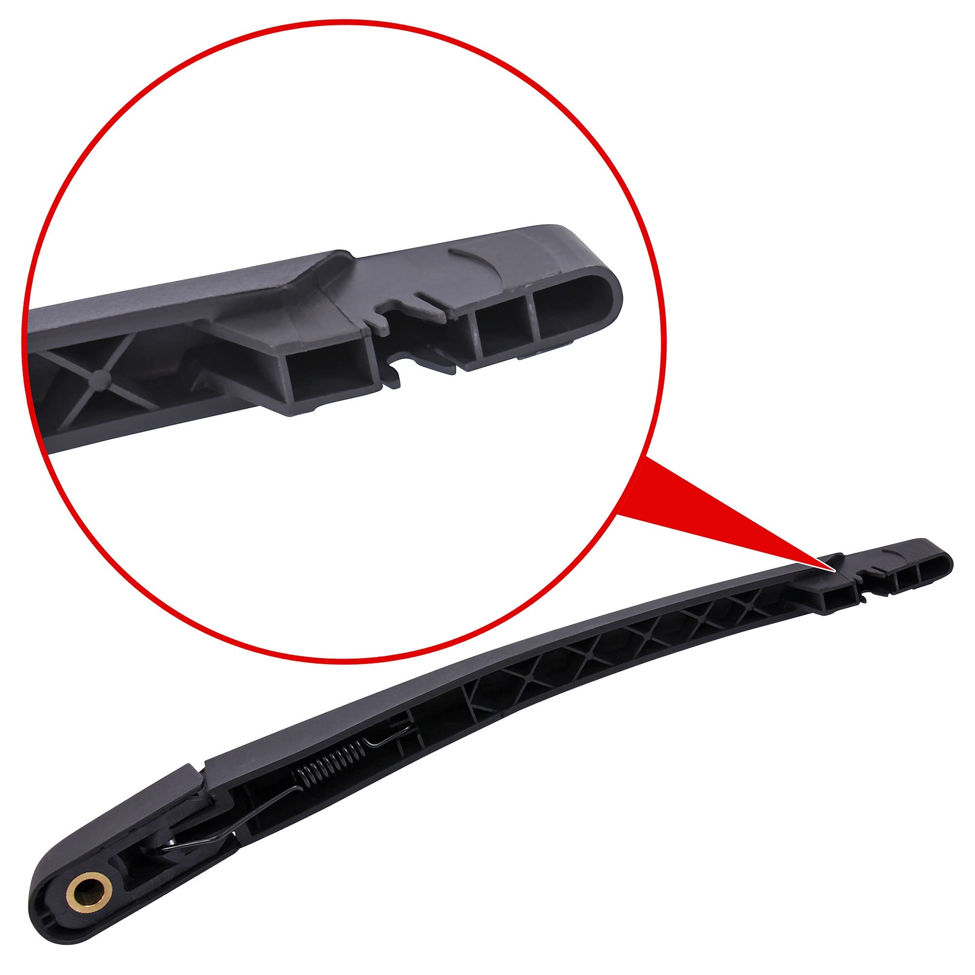 Braccio Tergicristallo Posteriore ATEC Germany Con Spazzola Integrata – Per Opel Corsa C, Meriva A, Citroën C3, Peugeot 307 SW, 350 Mm