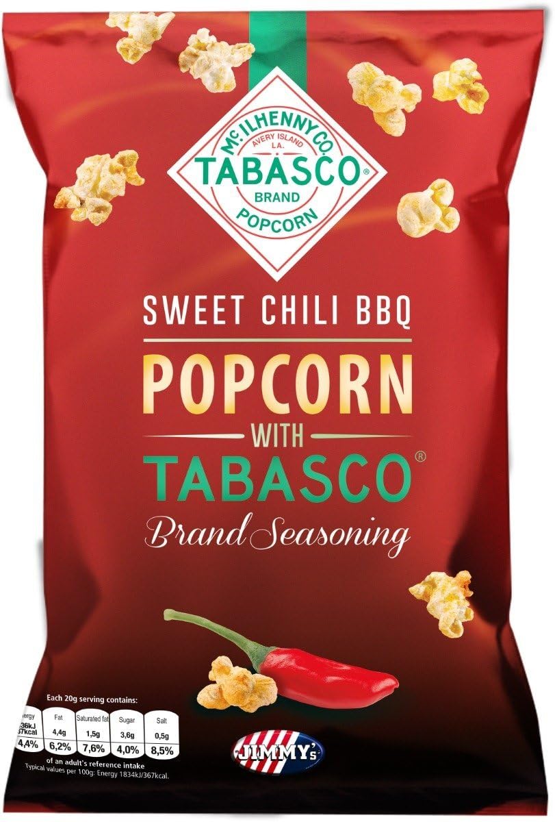 TABASCO®️ Sweet Chili BBQ Popcorn x 8